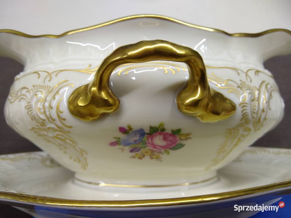 Sosjerka Rosenthal Sanssouci Diplomat ecru złoto Kalisz