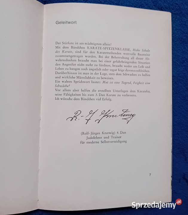 Alfred Hasemeier KarateSpitzenklasse Hoche Koźminek