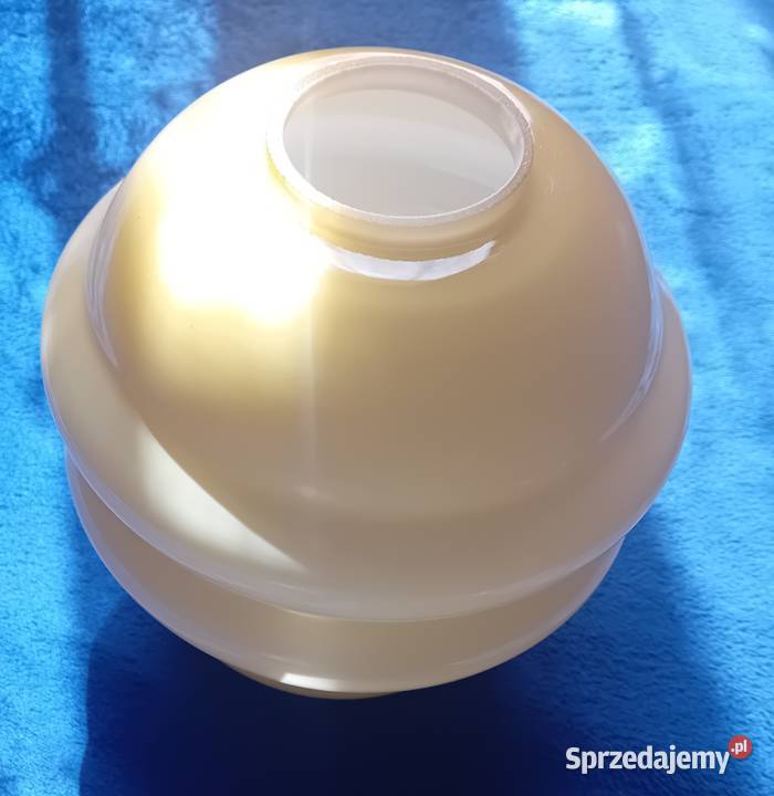 Klosz do lampy art deco szkło warstwowe Pierwsza Koźminek