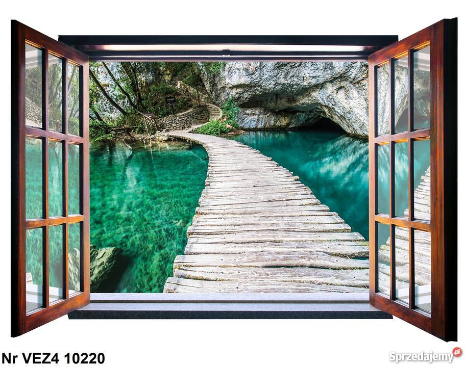 Tapeta fototapeta Natura i widik woda kładka Leszno sprzedam