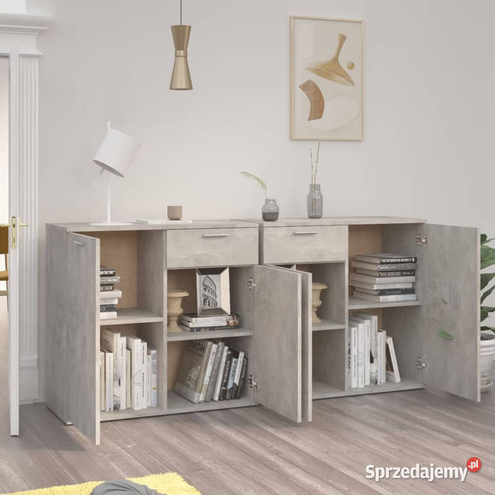 Szafka szarość betonu 160x36x75 materiał Warszawa sprzedam