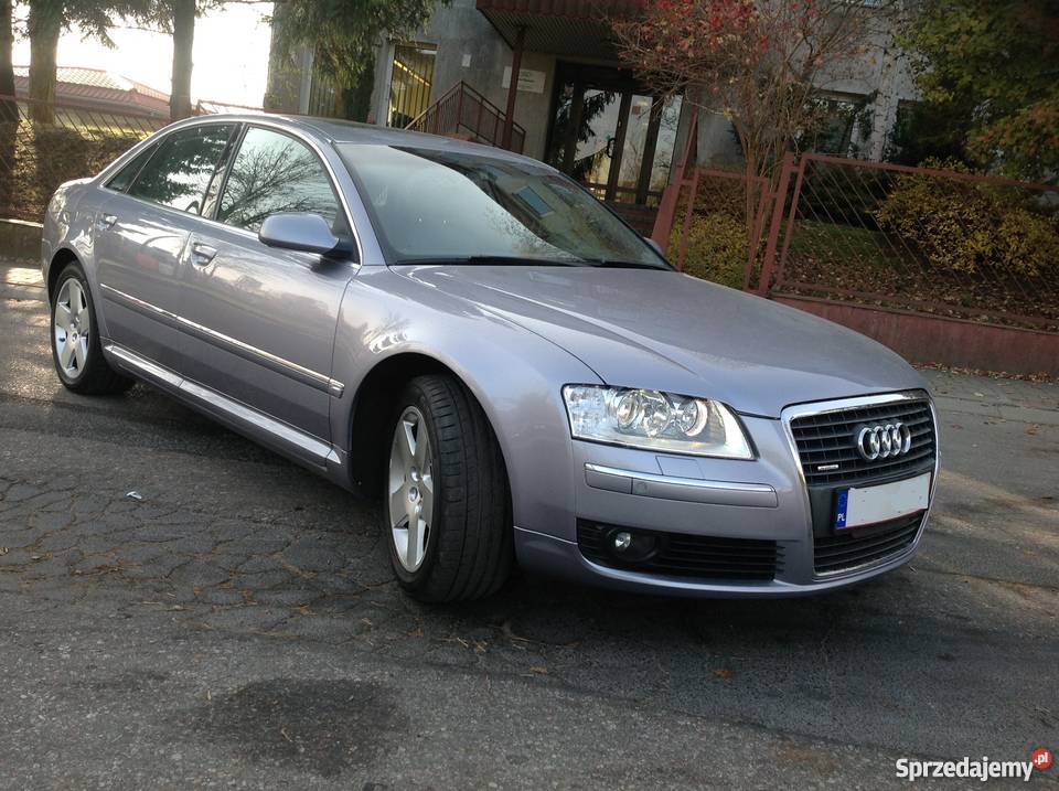 Audi A8 D3 2006 42 Benzyna Quattro Full Zadbany elektryczne szyby warmińsko-mazurskie Olsztyn