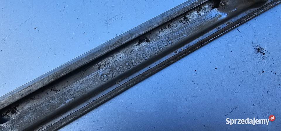 Listwa chrom zderzaka lewy tył mercedes w210 osobowe wielkopolskie