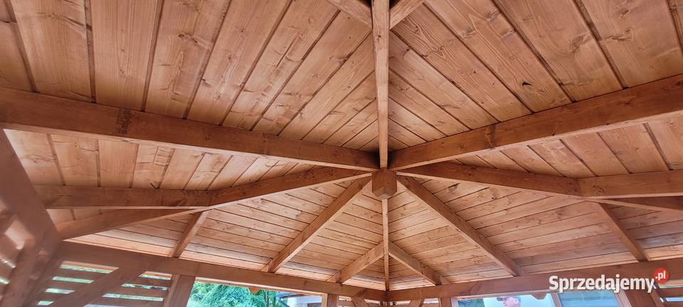 Altana drewniana zadaszenia tarasów tarasy zachodniopomorskie Chojna