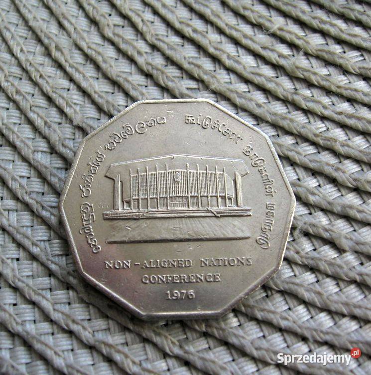 Sri Lanka 5 Rupi 1976r Konferencja Krajów Kalisz sprzedam