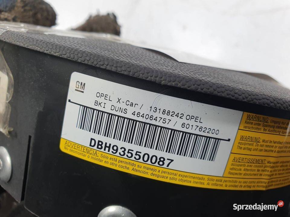 PODUSZKA AIRBAG OPEL MERIVA A LIFT 13188242 kujawsko-pomorskie Lipno sprzedam