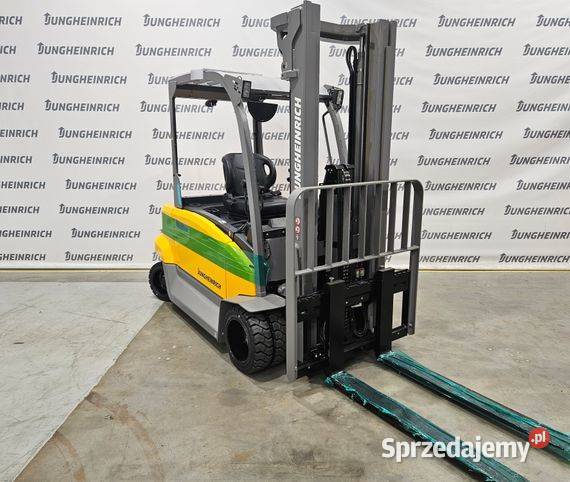 Nowy wózek widłowy elektryczny Jungheinrich EFG elektryczny zachodniopomorskie Szczecin sprzedam