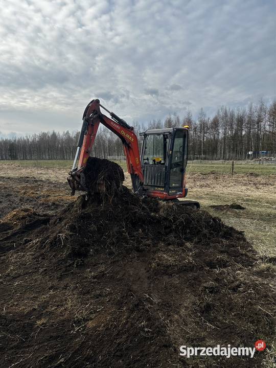 Minikoparki roboty ziemne wyburzenia i rozbiórki śląskie Częstochowa usługi budowlane