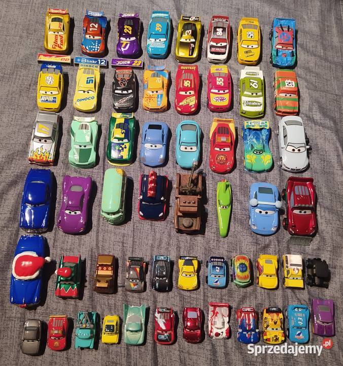 Disney Pixar Cars Auta Mattel 55 sztuk Gdańsk sprzedam