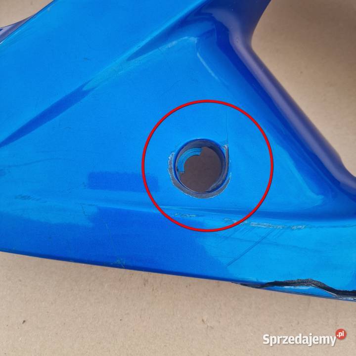 KAWASAKI ZX6R ZX 6R 9800 OWIEWKA BOK BOCZEK LEWA Bieleń