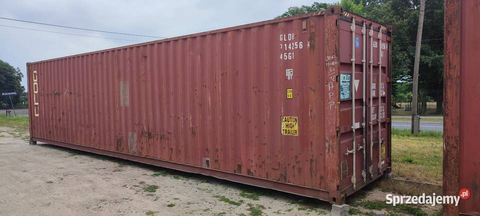 Kontener 40 stopowy Możliwy transport Biznes i Przemysł Lubinia Mała sprzedam