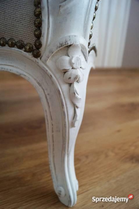 Fotel ludwikowskifrancuska berżera shabby chic Stalowa Wola sprzedam