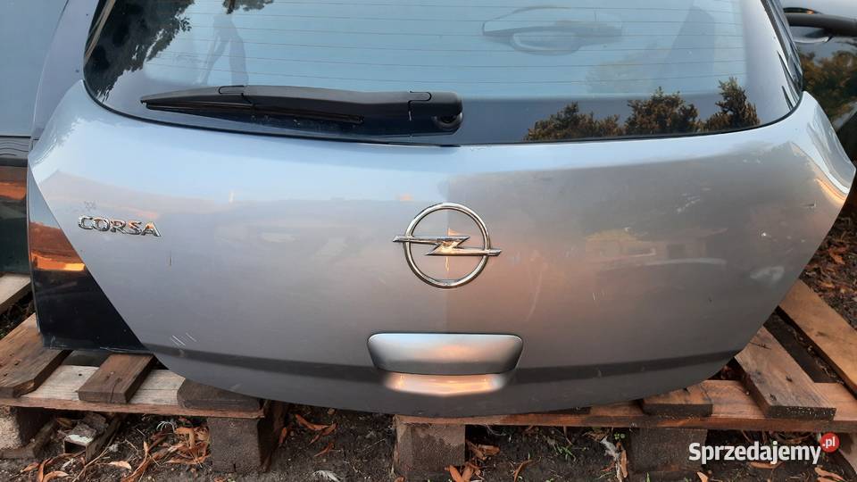zderzak tylny klapa Opel Corsa D lak Z157 w Dębno