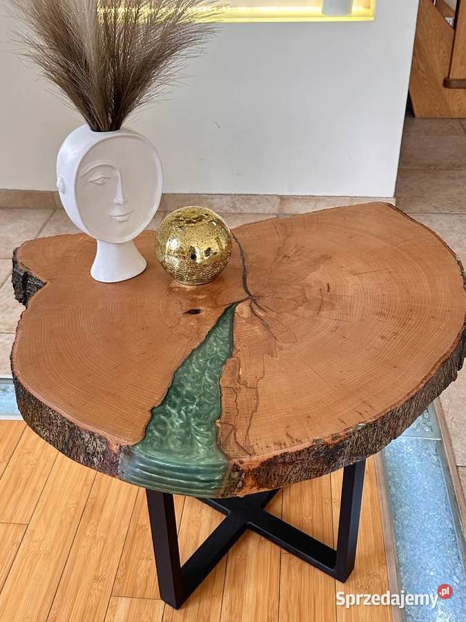 Stolika kawowy z żywicą epoksydową dolnośląskie