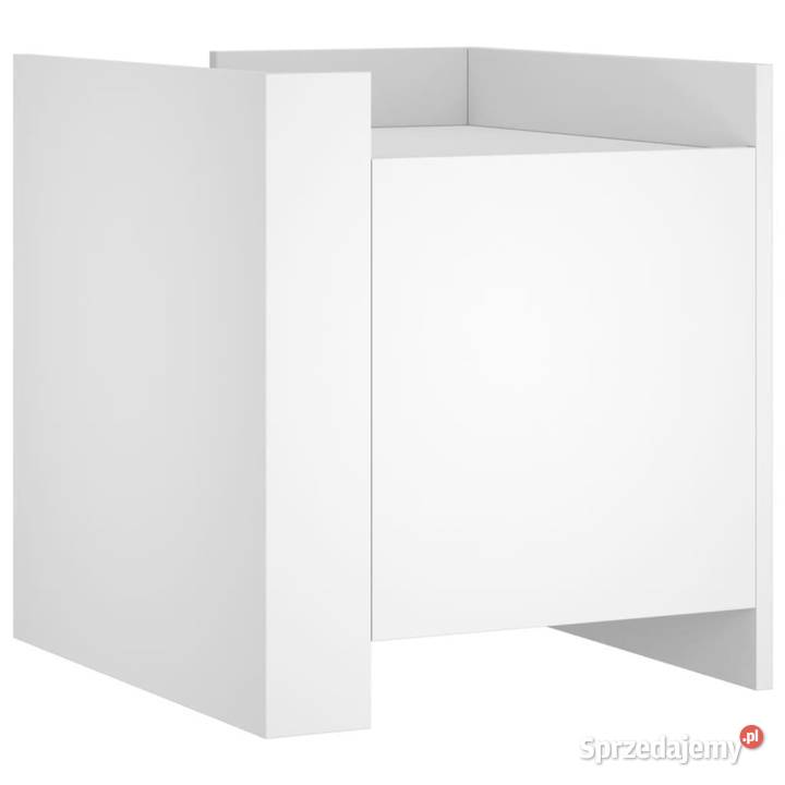 Szafka nocna biała 45x50x50 materiał Nocne Warszawa