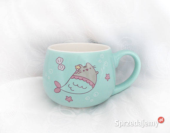 porcelanowy kubek miętowy kubek bajkowy kubek z Bydgoszcz