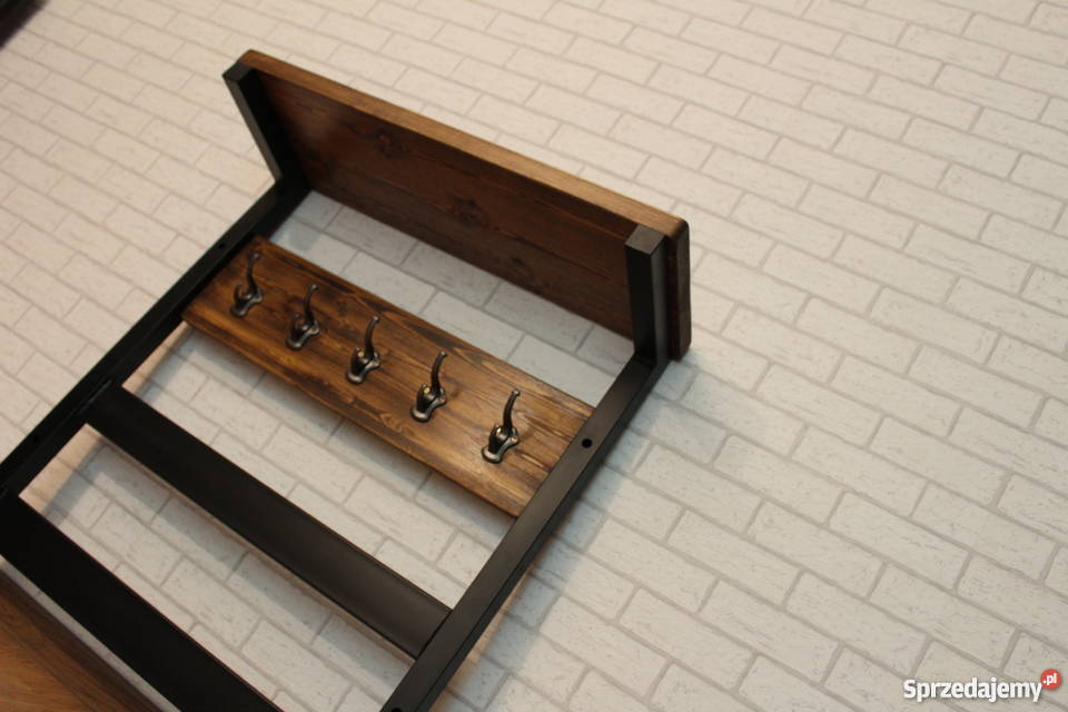 meble vintage do przedpokoju wieszak ławka lubuskie Zielona Góra