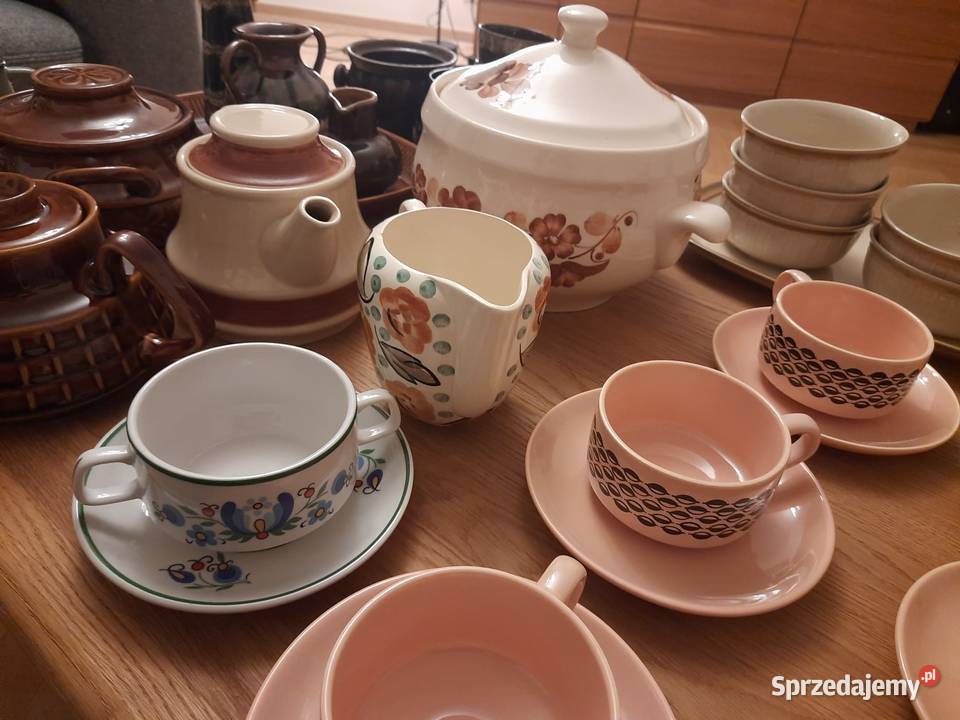 Piękna porcelana Pruszków Włocławek Fajans Warszawa sprzedam