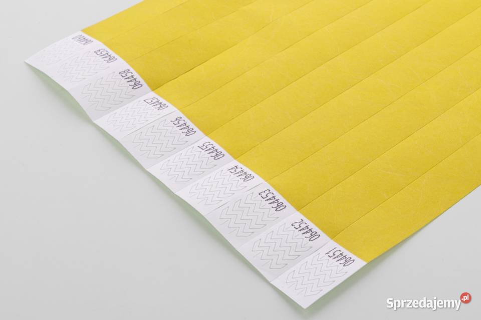 opaski papierowe tyvek opaska identyfikacyjna na Warszawa