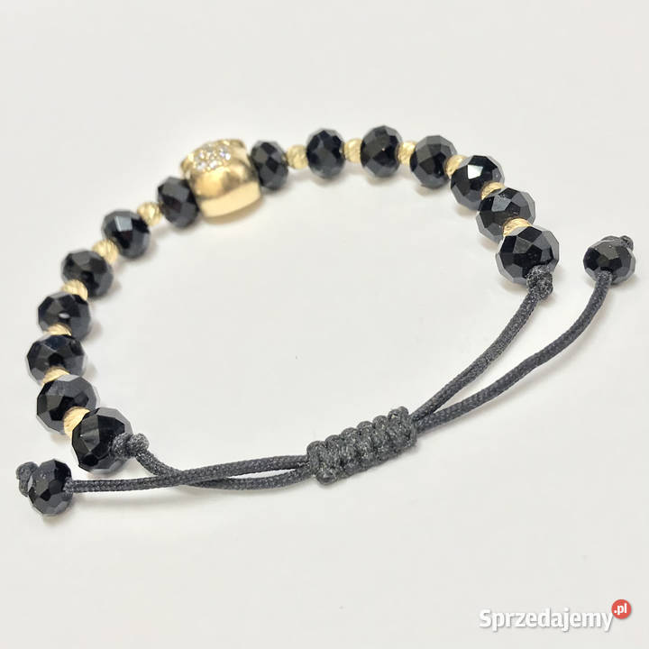 Złota BRANSOLETKA męska 585 14K miękka z mazowieckie Warszawa