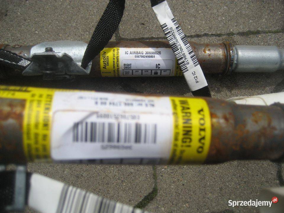 volvo v50 poduszki powietrzne airbag dachowe Rakoniewice sprzedam