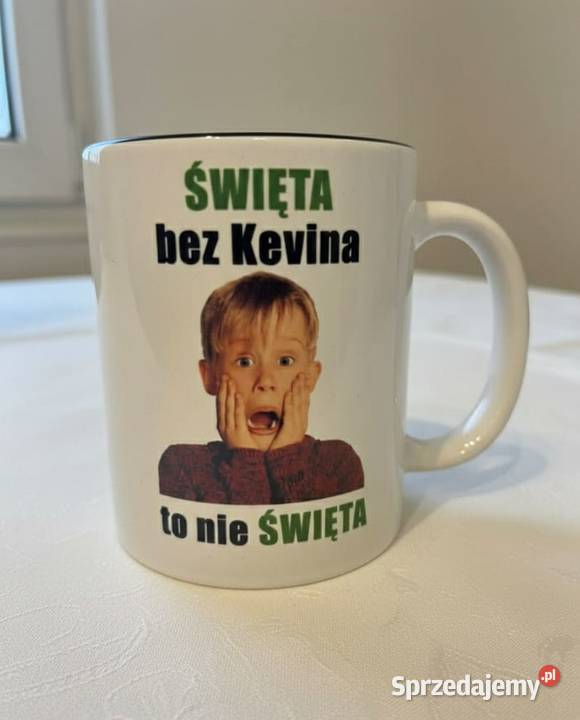 Kubek z nadrukiem kewin sam w domu świętokrzyskie Czarnocin