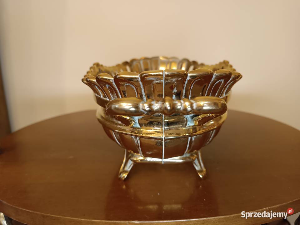 Patera ozdobna mosiądz Pozostałe wielkopolskie Budzyń