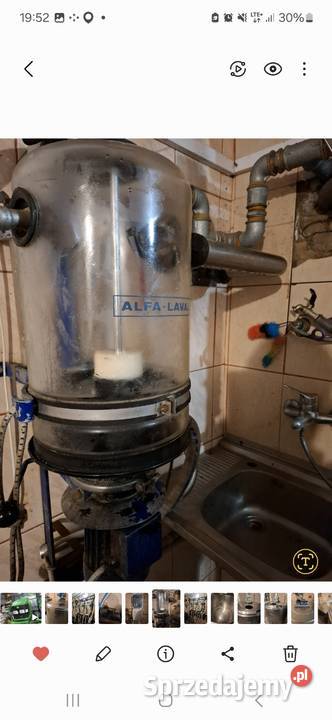 Dojarka rurociąg kompletny alfalaval delaval