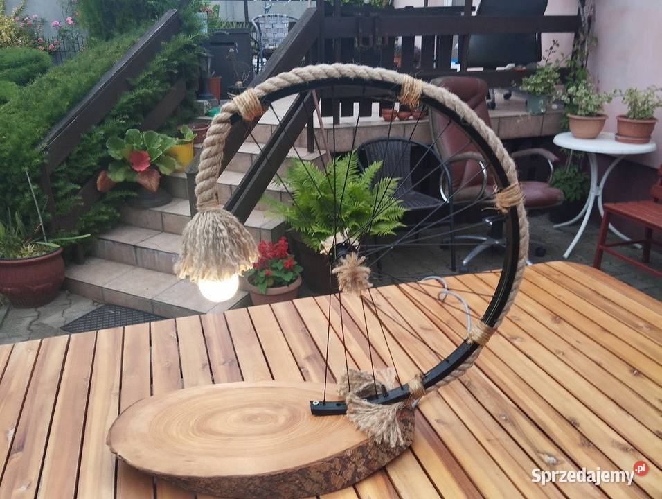 Stylowa lampa w stylu Loft kwietnik Lampy Poznań sprzedam