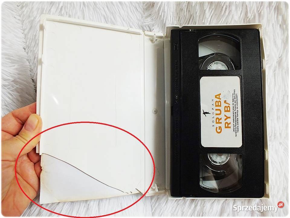 Kaseta VHS Film Gruba Ryba John Goodman Film na lektor lubuskie Żary sprzedam