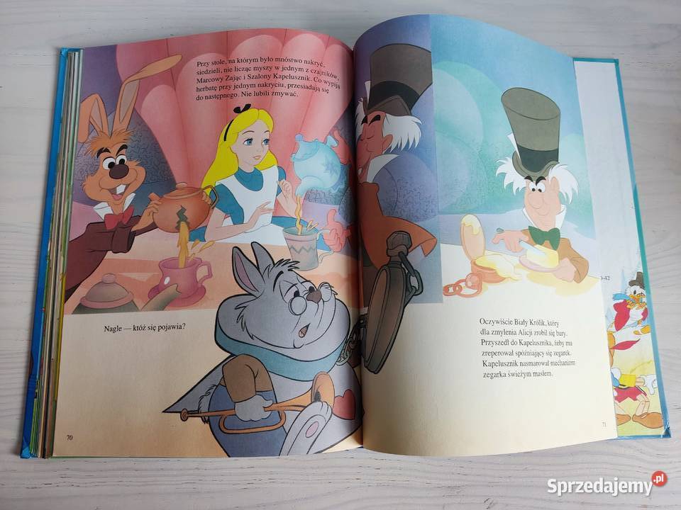 Książka bajka Alicja w Krainie Czarów Walt Głuchołazy