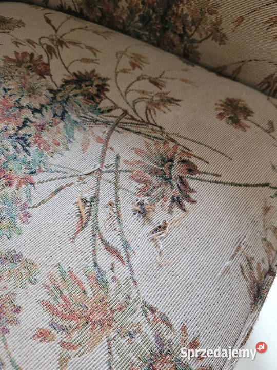 Komplet mebli Ludwik sofa dwa fotele stolik