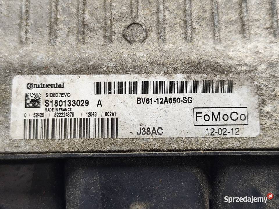 Ford Focus 16tdci Sterownik Komputer Silnika Ecu wielkopolskie
