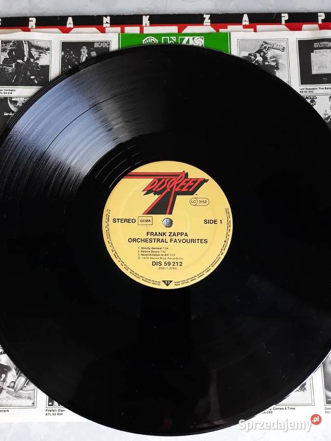 FRANK ZAPPA Orchestral Favourites 1979orginał z Rzeszów