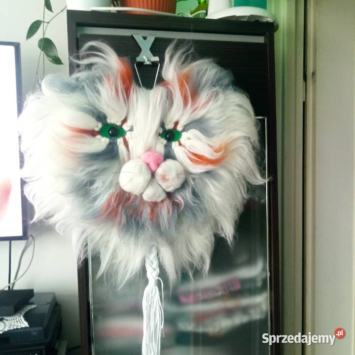 Głowa lwa z wełny czesankowej sprzedam