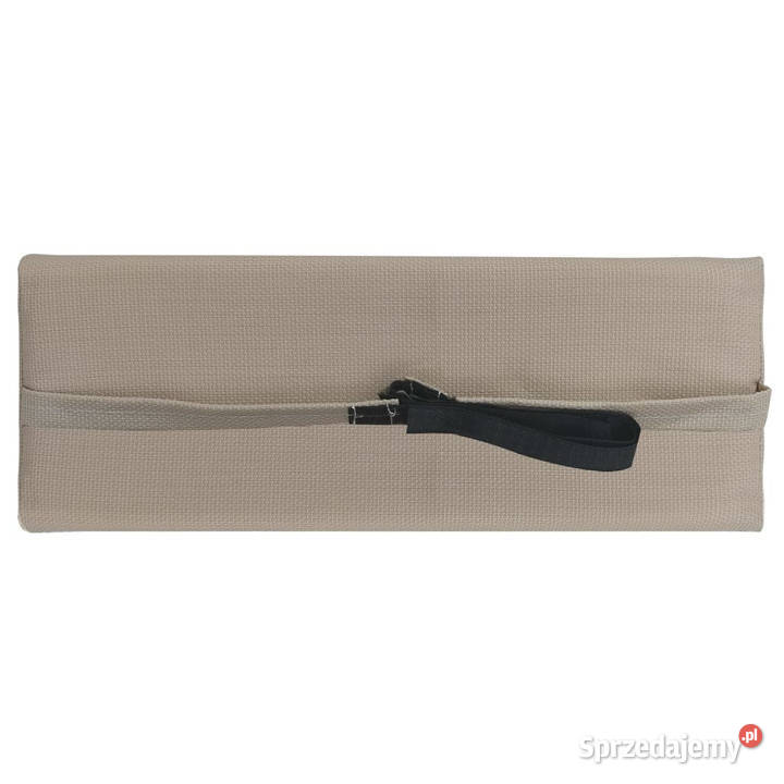 Poduszka zagłówek na krzesło taupe 40x75x15 Warszawa sprzedam