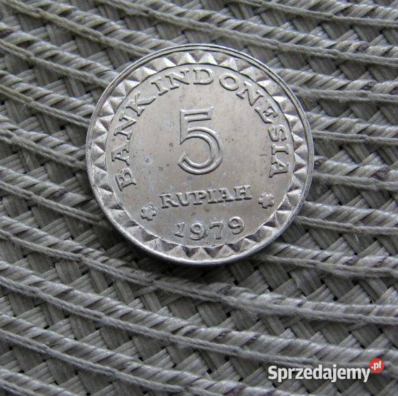 Indonezja 5 Rupi 1979r FAO Planowanie Rodziny Numizmatyka