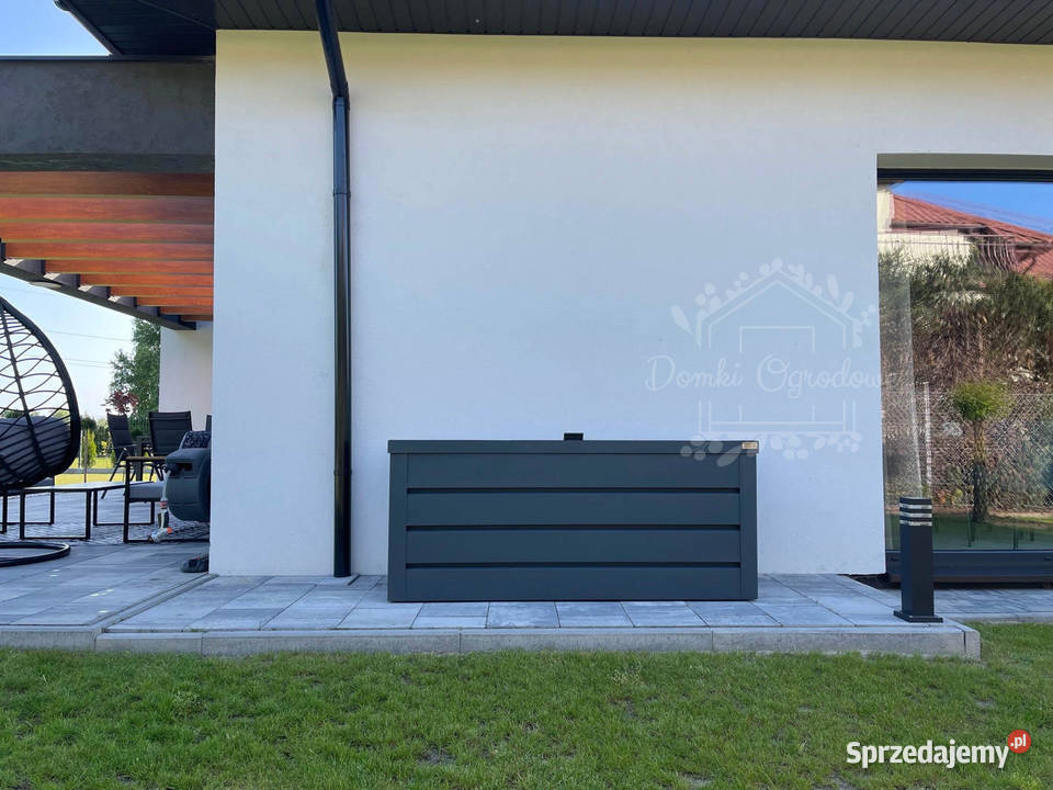 Skrzynia ogrodowa metalowa kufer 150x60x70 Przasnysz