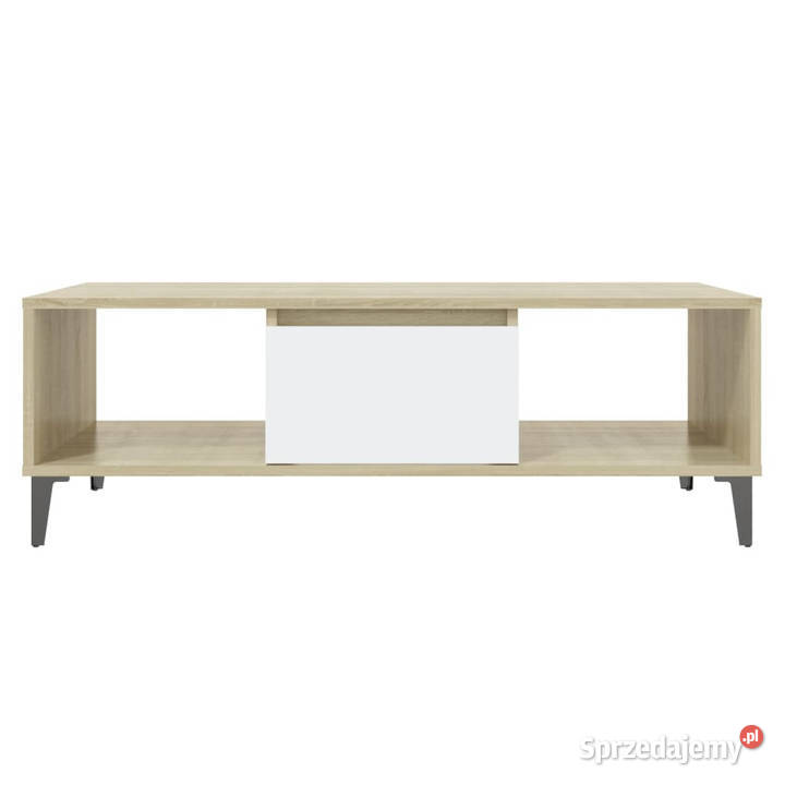 Stolik kawowy biel i dąb sonoma 1035x60x35 Warszawa