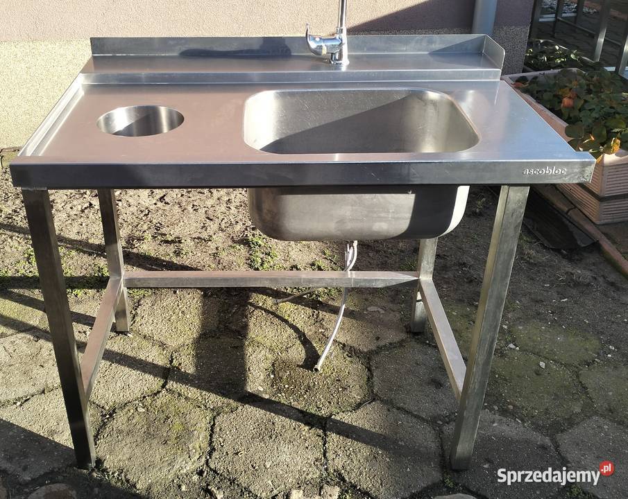 Zlew gastronomiczny do zmywarki kapturowej Gastronomia Słupia Kapitulna sprzedam