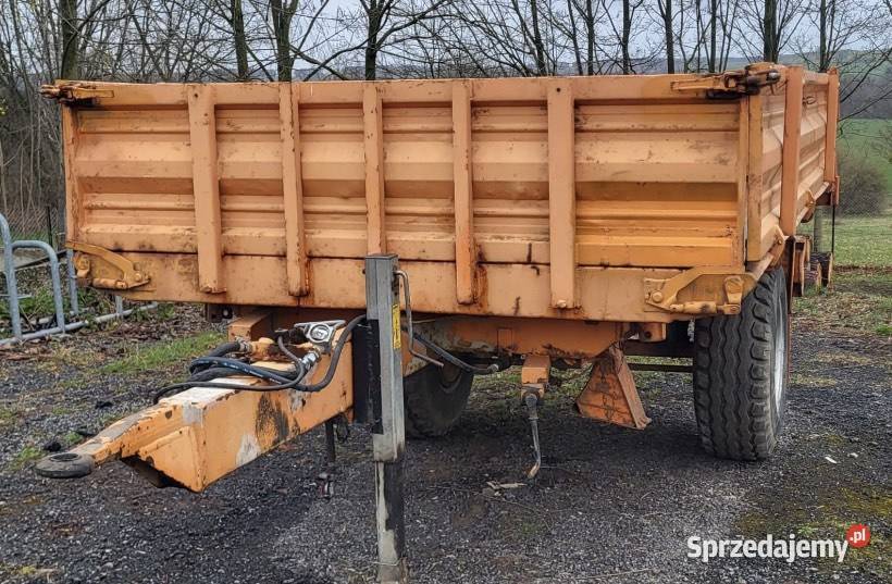 Przyczepa jednoosiowa zarejestrowana 4 tony