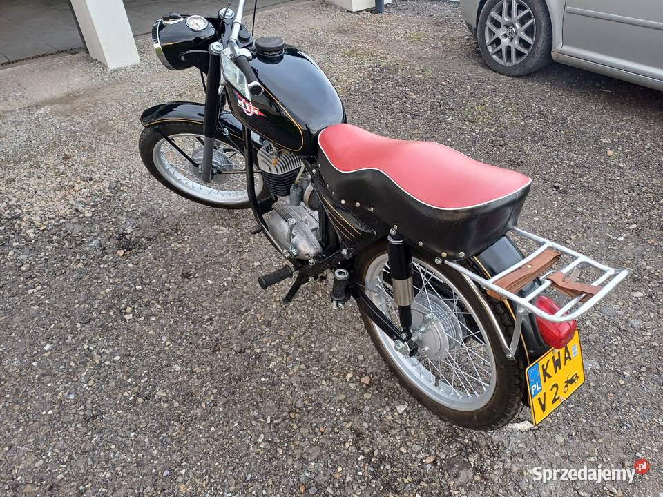 Wsk 125 m0664 Zabytek 1966r wfm shl skuter WSK małopolskie Kalwaria Zebrzydowska