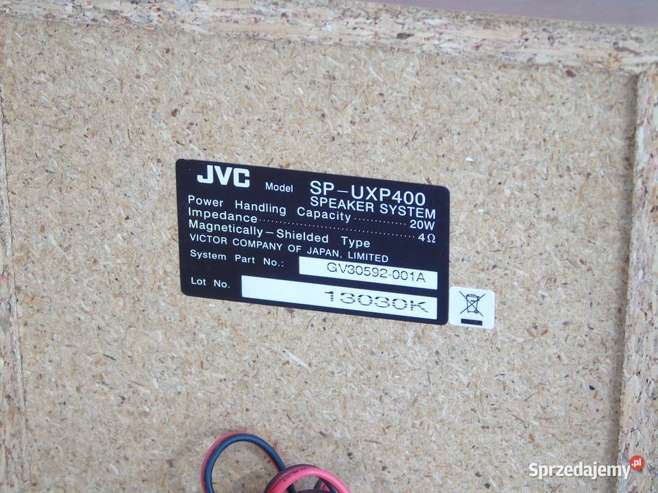 Japońska wieża audio JVC UXP400 pilot kolumny Jasło