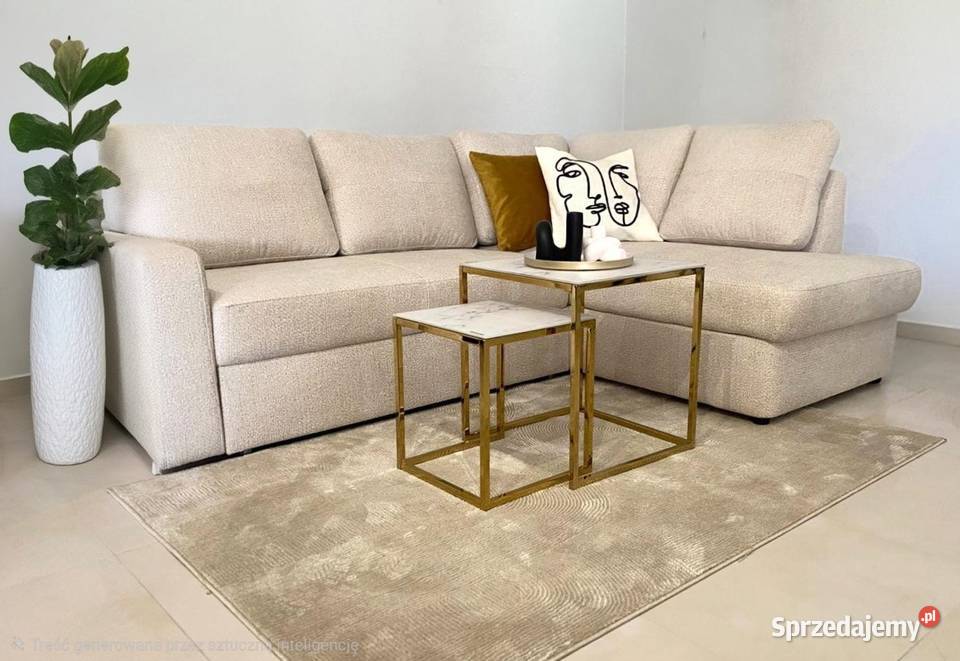 Narożnik Modern 225x170 Rozkładany Tkanina opolskie