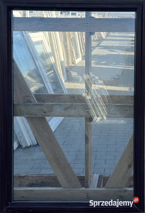 OKNA KacprzaK Witryna 80X122 FIX Używany PCV Okna ścienne