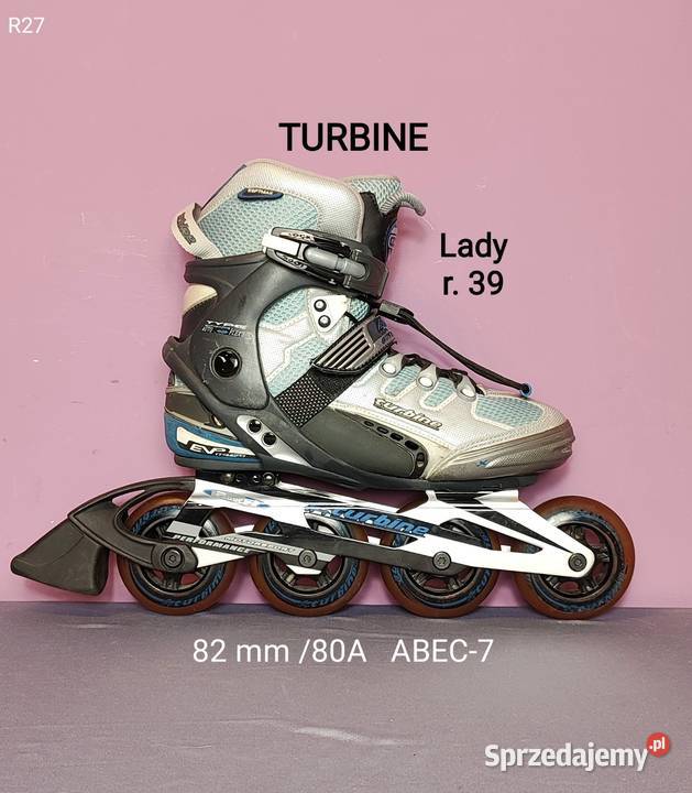 Rolki Turbine Motorsport damskie r 39 Quick Lace małopolskie Jasień