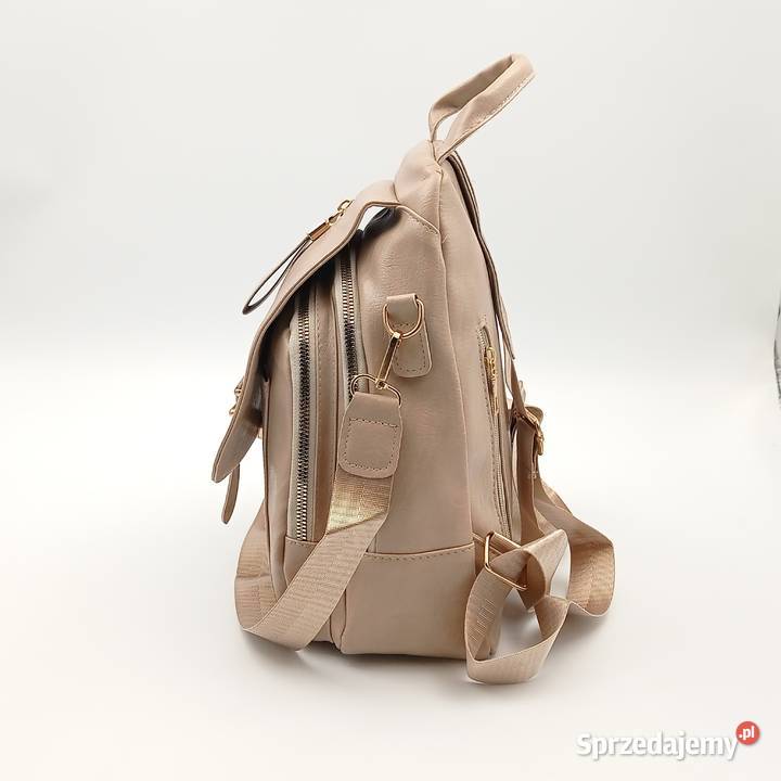 Plecak damski skórzany z klapą Mochila Bolsos Zawiercie