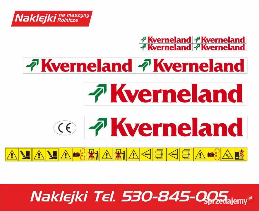Naklejki na pług Kverneland Pleszew sprzedam