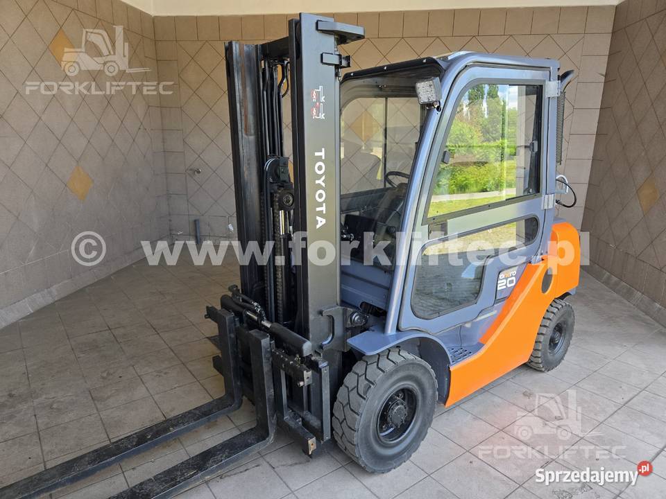 Wózek Widłowy TOYOTA 8FG20 Kabina wolny skok kabina Lędziny