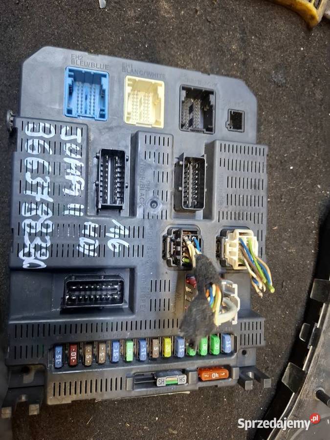 CITROEN JUMPY II 16 HDI moduł BSI 9663798380 Skrzynki bezpieczników Kielce